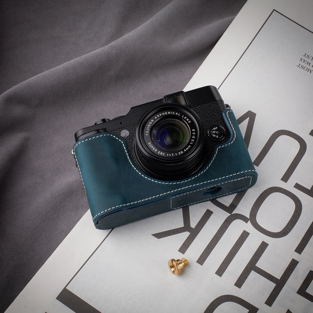 

Leather Camera Case Protective Case For FUJIFILM X20/X10 Camera Genuine Real Leather Cover Protective Case