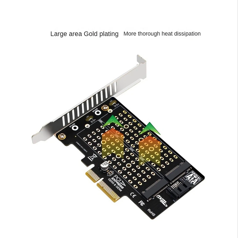 Adaptador M.2 Nvme NGFF SSD a PCIE SATA Adaptador SATA M.2 SSD PCIE M Key B Key B+M Key