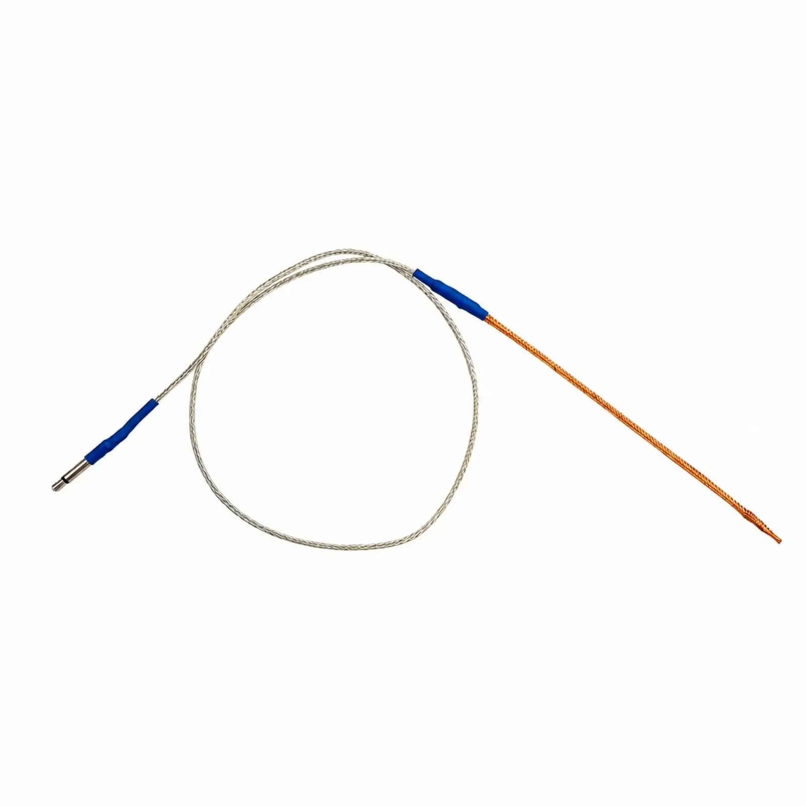 Acoustic Guitar Pickup Folk Piezo Silver Braided Cable for Amplifier Hookup Live Performance Studio Practice