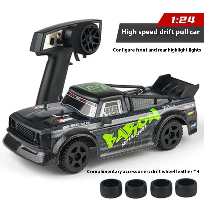 مقياس 1:24 سيارات RC موديل 2.4 جيجا هرتز RTR مع كاميرا WiFi FPV HD وESP LED ضوء لعبة التحكم عن بعد الكهربائية للأطفال والأولاد هدية