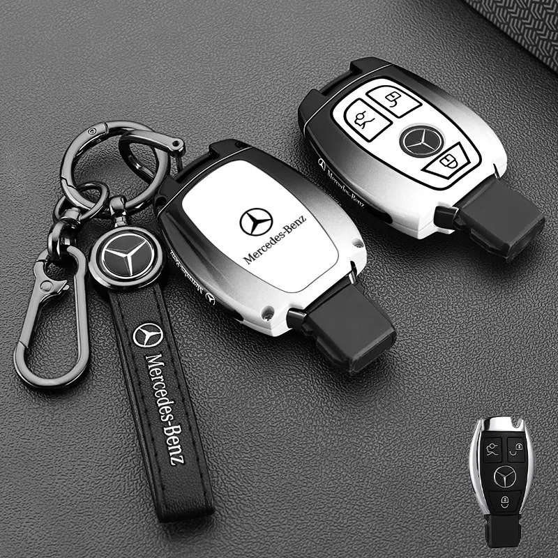 New and old Mercedes Benz e300l keychain gle350 premium a200l c260l glc shell buckle glb220 male