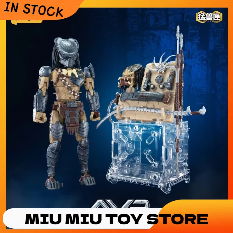 52TOYS Wolf Predator Beastbox Infinite Series IB 17 Avp Requiem Figura de Acción Deformable Coleccionable para Adultos