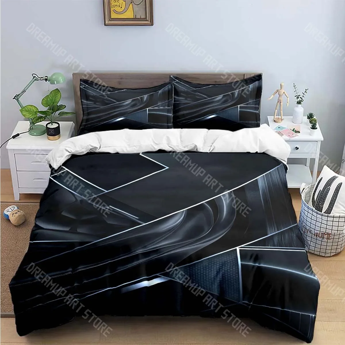 2026 Fashion 3D Popular Mobile Wallpaper Print Bedding Supplies Set Duvet Cover Bed Comforter Set Bedding Set Luxury Birthday Gi