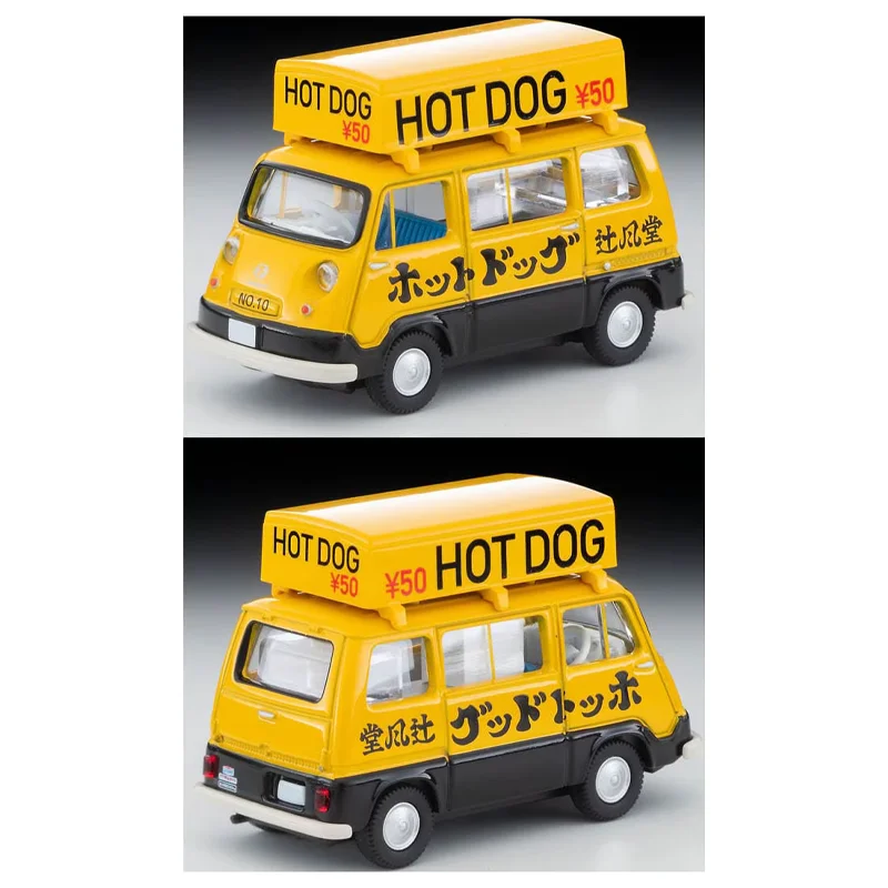 TAKARA TOMYTEC Tomica 1/64 TLV-201a Subaru SAMBAR Hot Dog Vending Car lega giocattolo motore Diecast modello in metallo regali