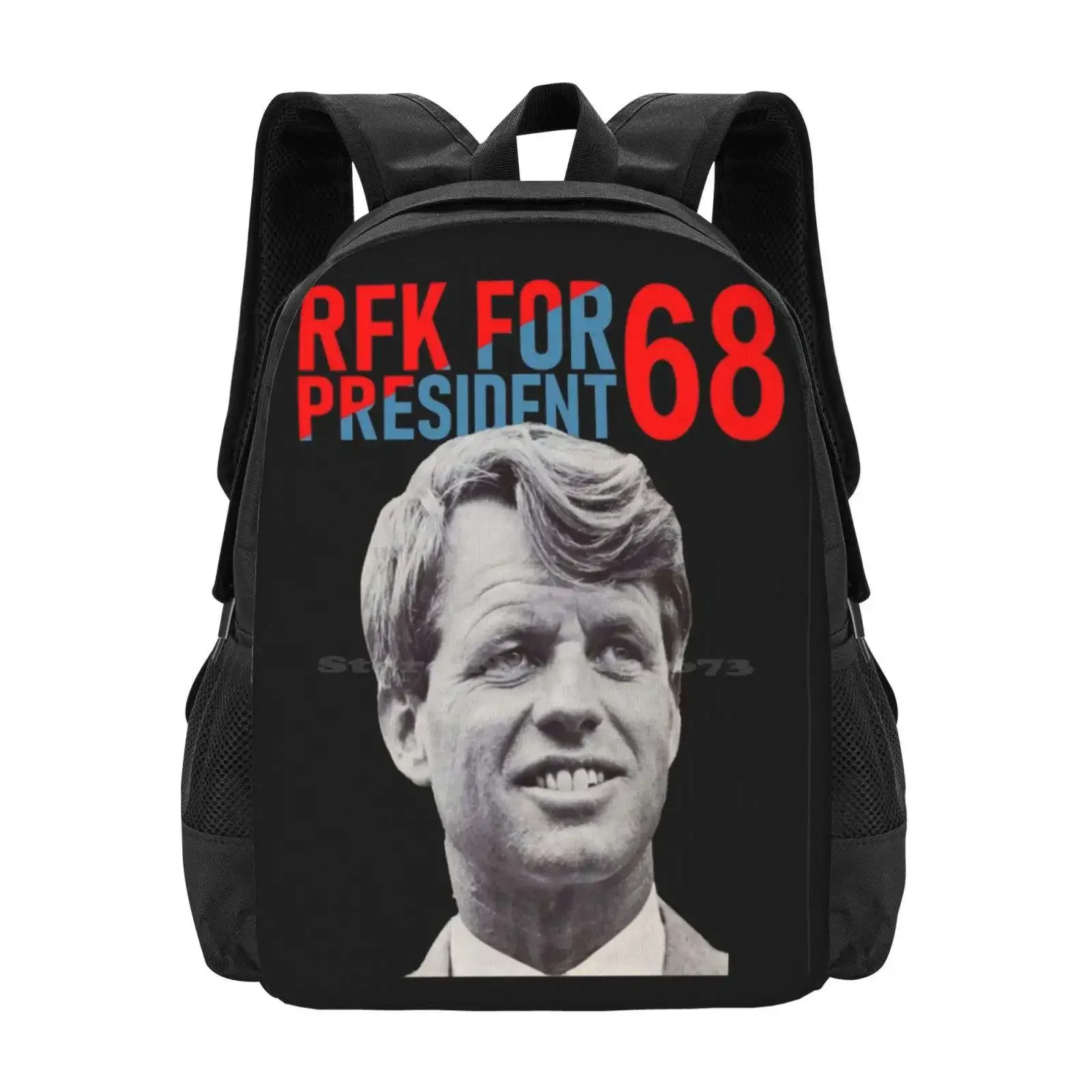 

President 1968 Rfk Hot Sale Schoolbag Backpack Fashion Bags Robert S Kennedy Robert F Kennedy Missing Bobby Kennedy Iii Robert