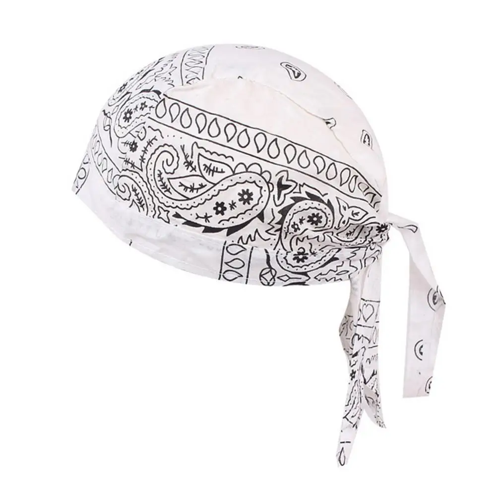 Cotton Men Women Pirates Cycling Cap Bike Headband Hat Bandana Headcloth Head Scarf Summer Running Riding Headband Ciclismo