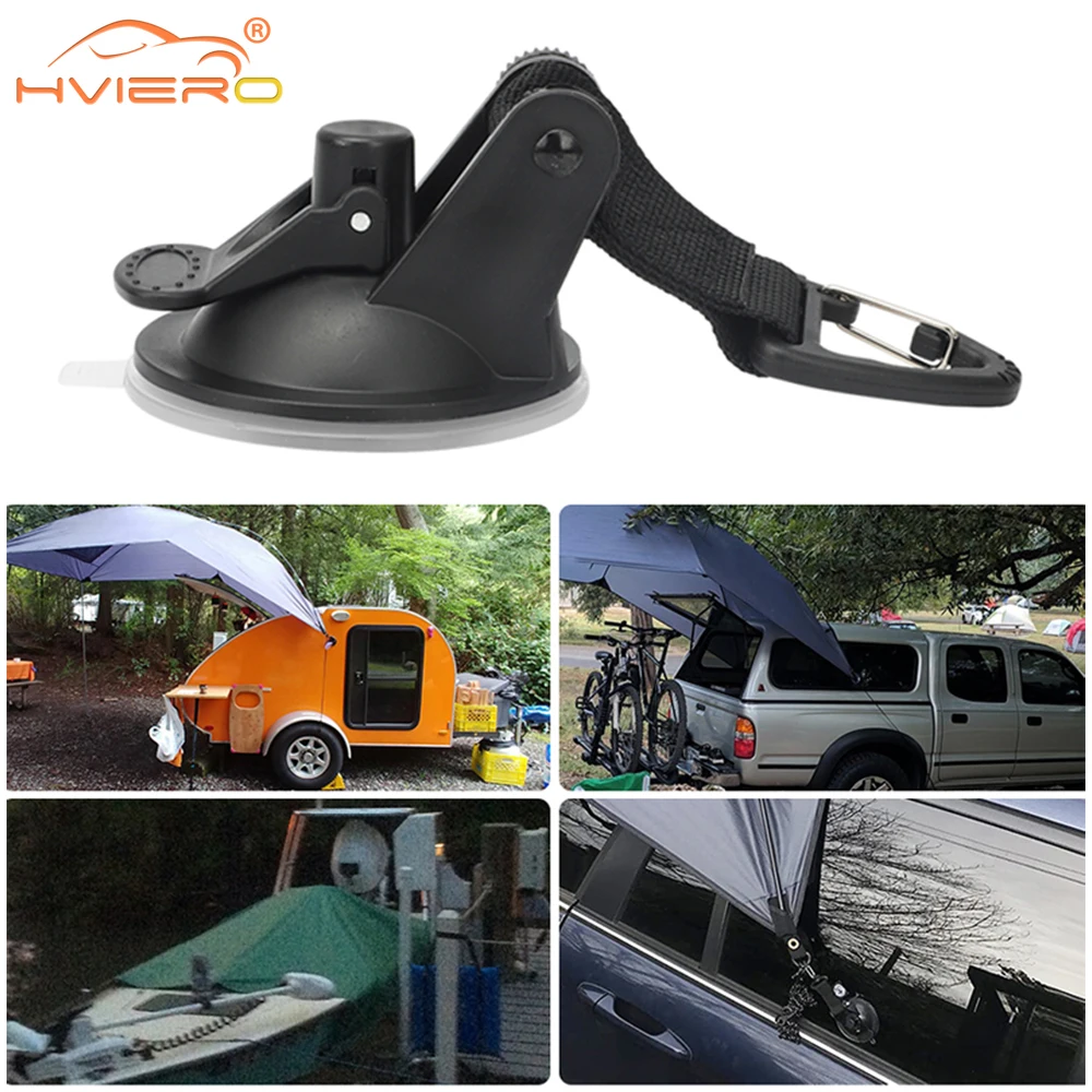 

Car Side Awning Pools Tent Hang Convenient Sunroof Universal Outdoor Suction Cup Anchor Securing Hook Ties Down Caravan Camping