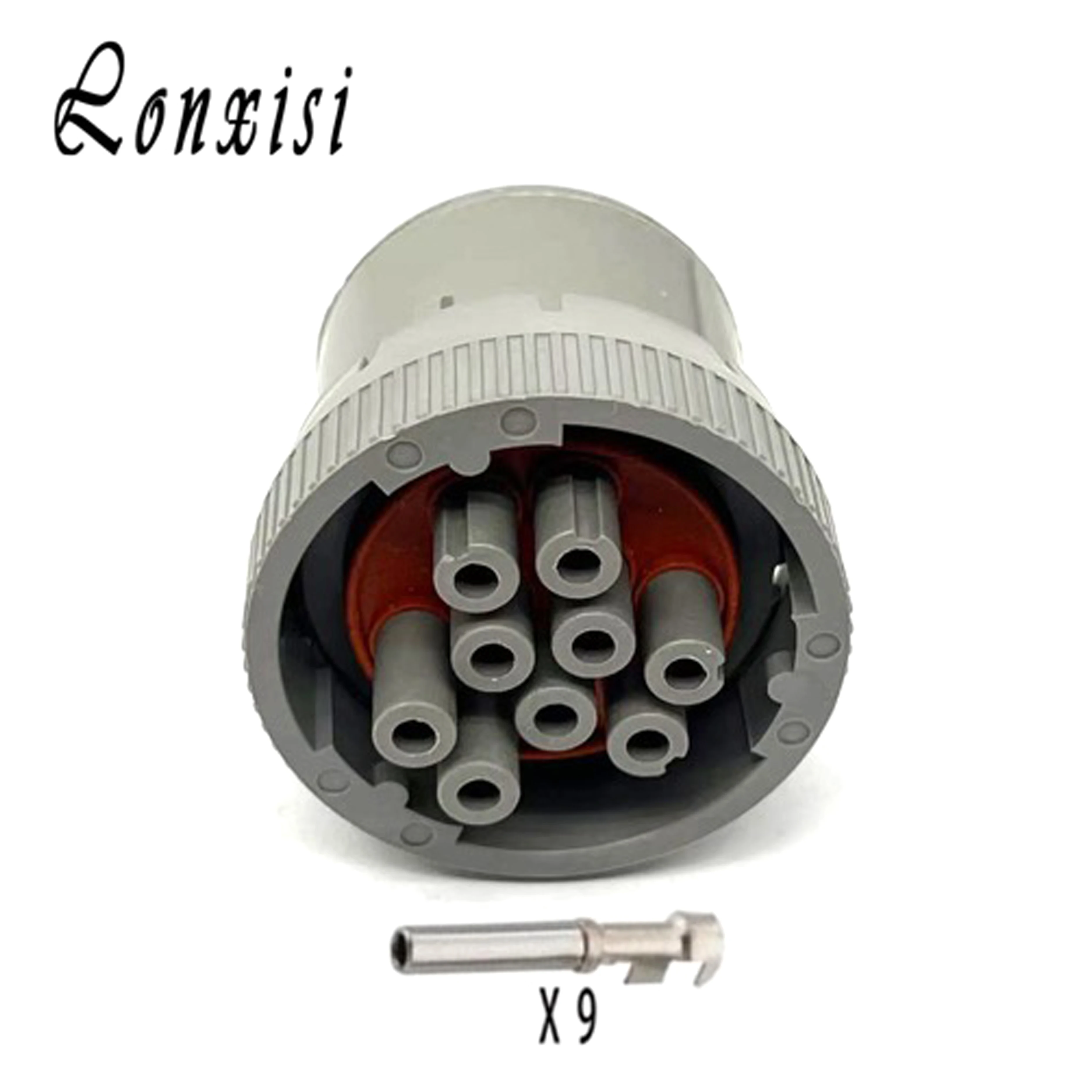 9 Pin HD16-9-16S 3163981 Original Authentic HD10-9-16P Deutsch Plug Car Female Waterproof Connector