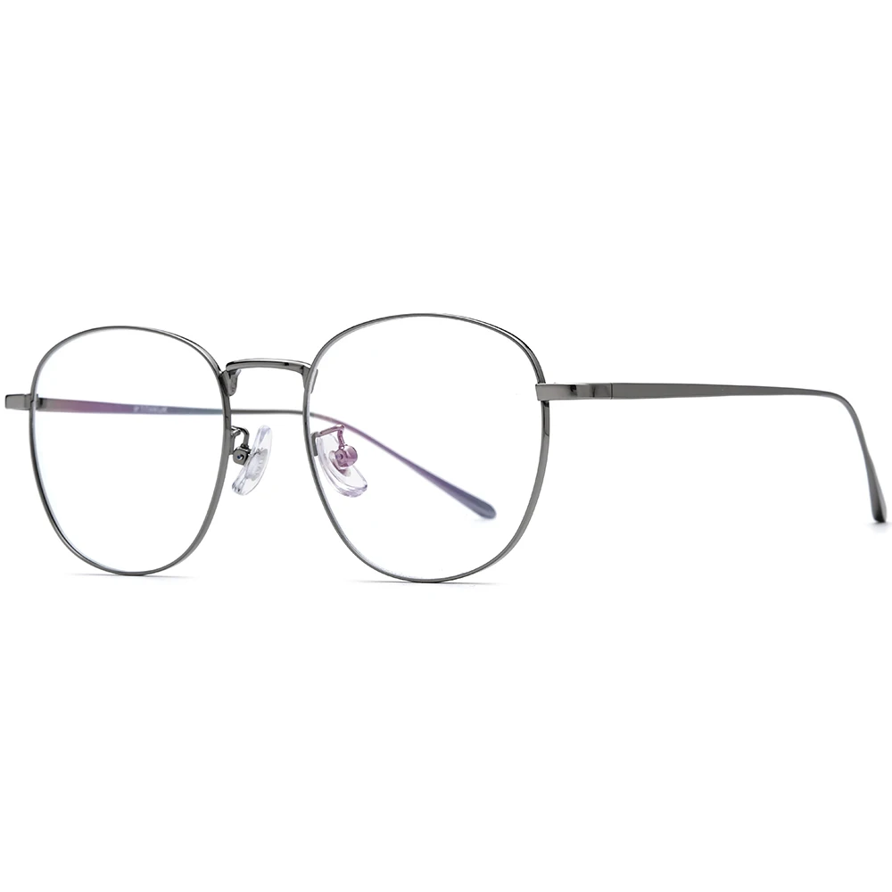 NIANZHEN Titanium Alloy Glasses Frame Men Round Brand Design Eyeglasses Women Ultralight-Weight Retro Eyewear Spectacles 1052