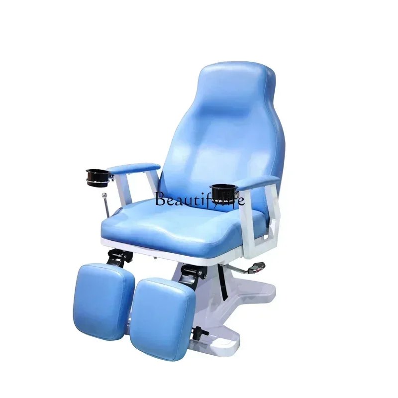 

Pedicure Chair New Gray Nail for Nail Beauty Shop Foot Massage Chair Pedicure Master Low Stool