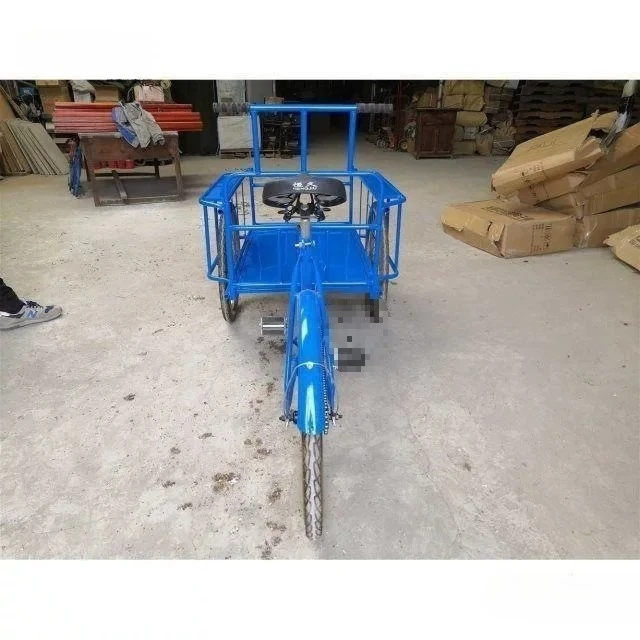 Folding Upside Down Donkey Human Pedal Tricycle Stall