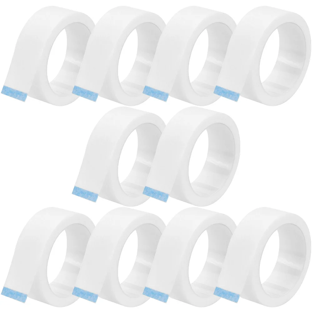 

10pcs 10 Rolls Lash Tape For Eyelash Extensions Non Woven Adhesive Makeup Artist Must Have Eyelash Extension Supplies Tape
