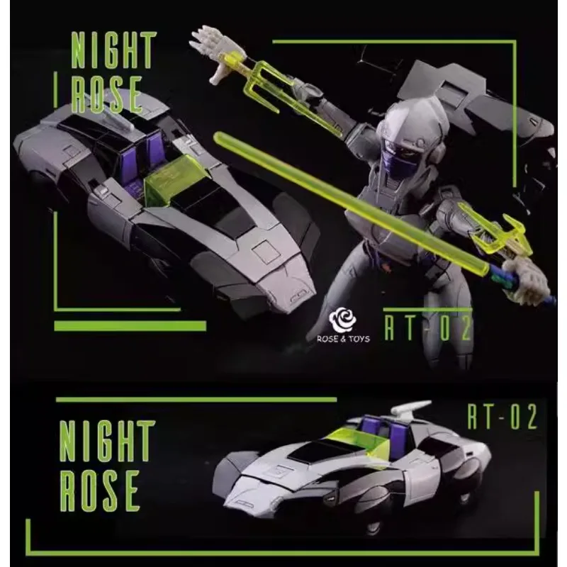 

Transformation MP Master Nightbird RT02 Female Ninja KO MP55 Arcee Action Figures Model Toy