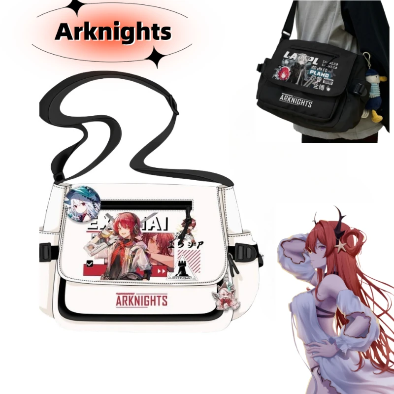 

Arknights Młynar Lappland the Decadenza Cartoon Peripherals Shoulder Bag for Students Multifunctional Large Capacity School Bag