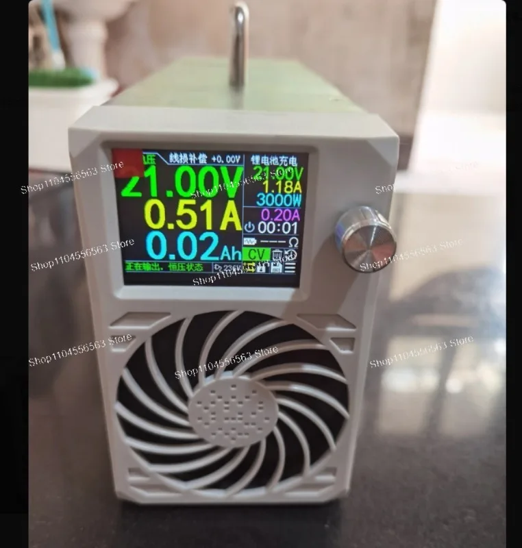 3000W Adjustable Battery Charger 0-120V 25A, High Power LiFePO4 Charger for 12V-96V Lithium Lead Acid