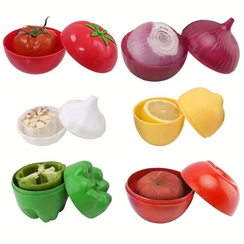 Plastic Food Storage Box Vegetable Fruit Sealed Box Kitchen Crisper Containers Onion…