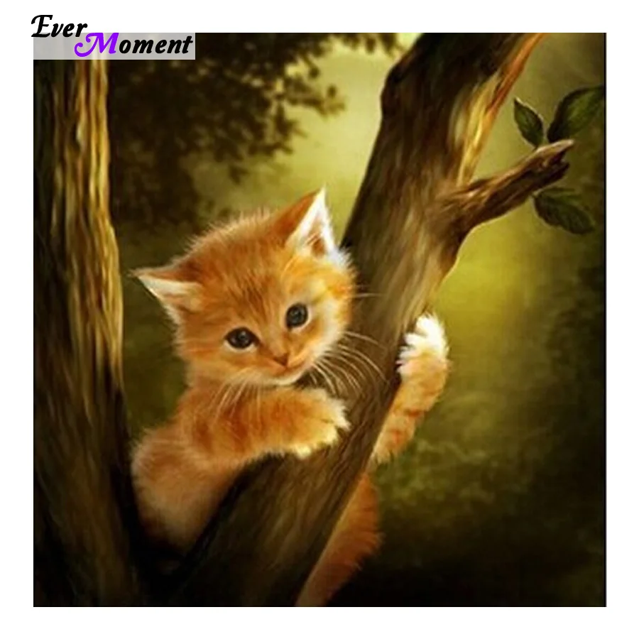 

Ever Moment Diy diamond painting animal diamond square diamond sets unfinished full diamond embroidery cat ASF255