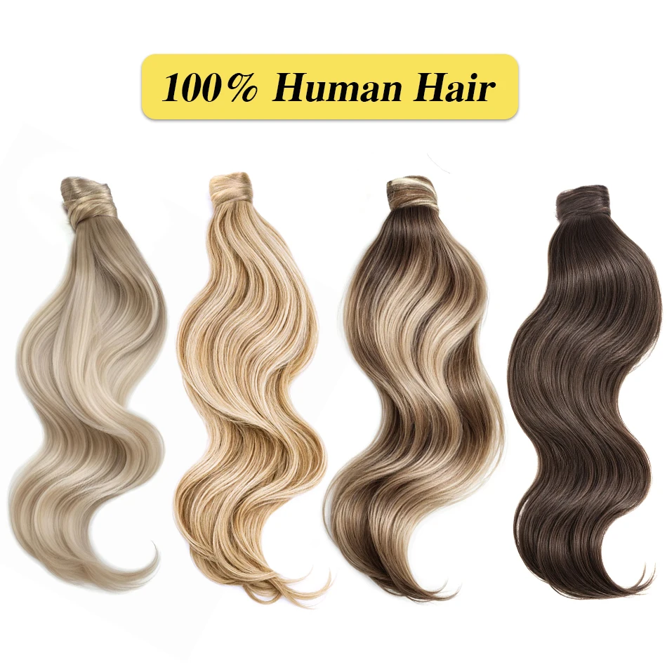 Thumbnail 2 - #38 Cheap Human Hair Wrap Ponytails Worth Buying