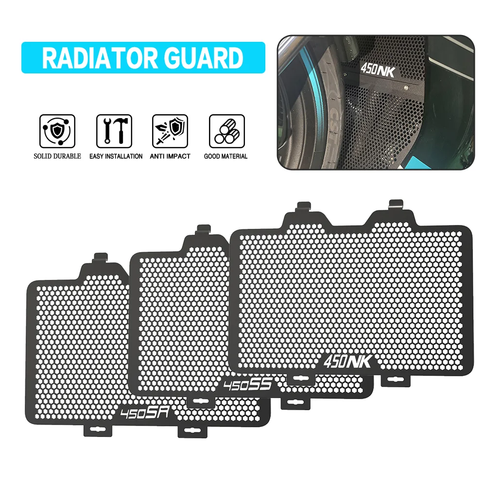 

450SR 450SS 450NK Motorcycle Accessories Radiator Grill Guard Cover Protector Protection For CFMOTO 450SR 450SS 450NK 2023-2024