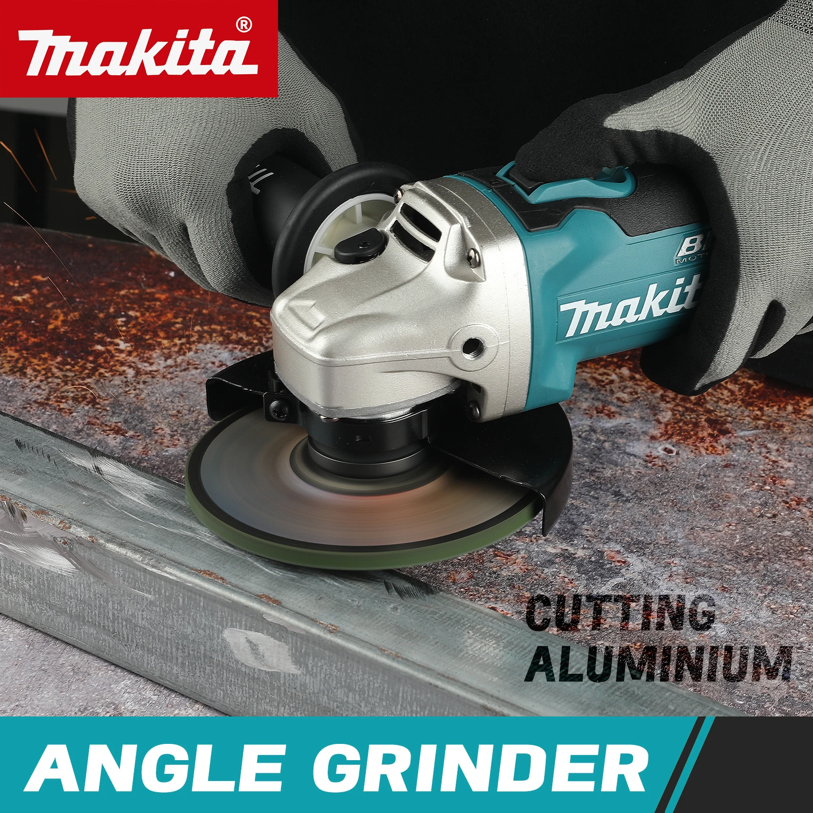 For Makita 18v Battery Pins, DGA454 Surface Finisher,660W Brushless,8500RPM,115mm Wheel,M14 Spindle Rust Clean tools