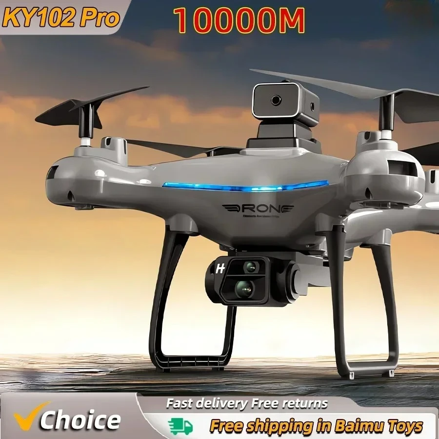 

KY102 RC Drone 4K Профессиональная антенна с двойной камерой 360° ° Воздушный дрон с оптическим потоком для предотвращения препятствий Quadcopter