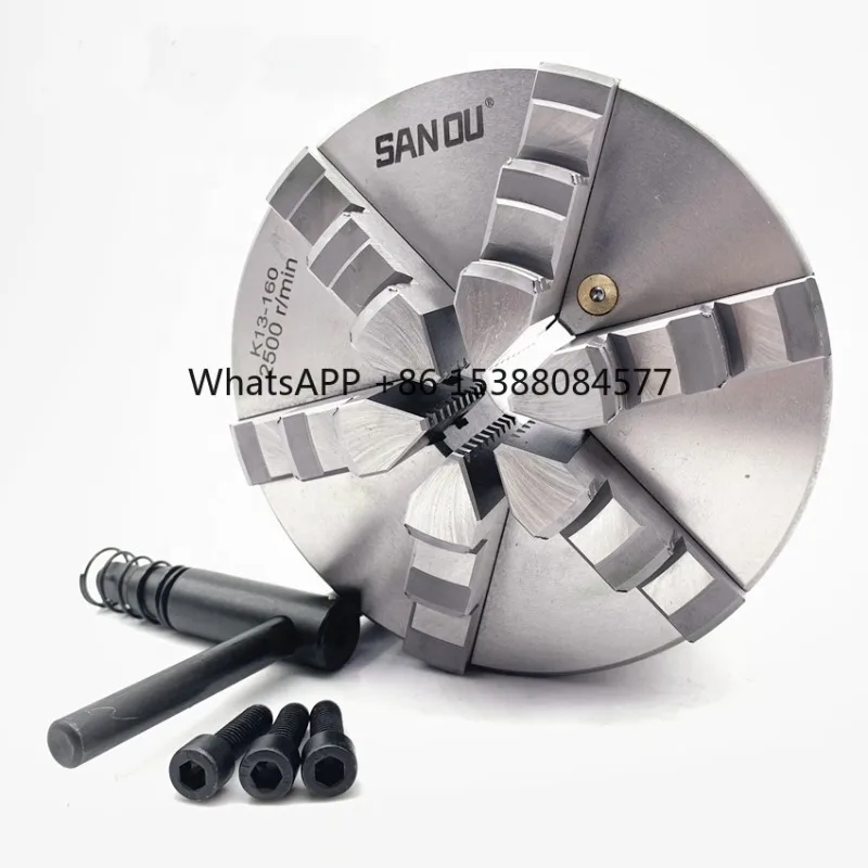 

K13 Jaw Self Centering Chuck Carton Box 1 Set Lathe Etc Manual Lathe Chuck 4 Jaw 160 Mandrel for 6 Claws Lathe