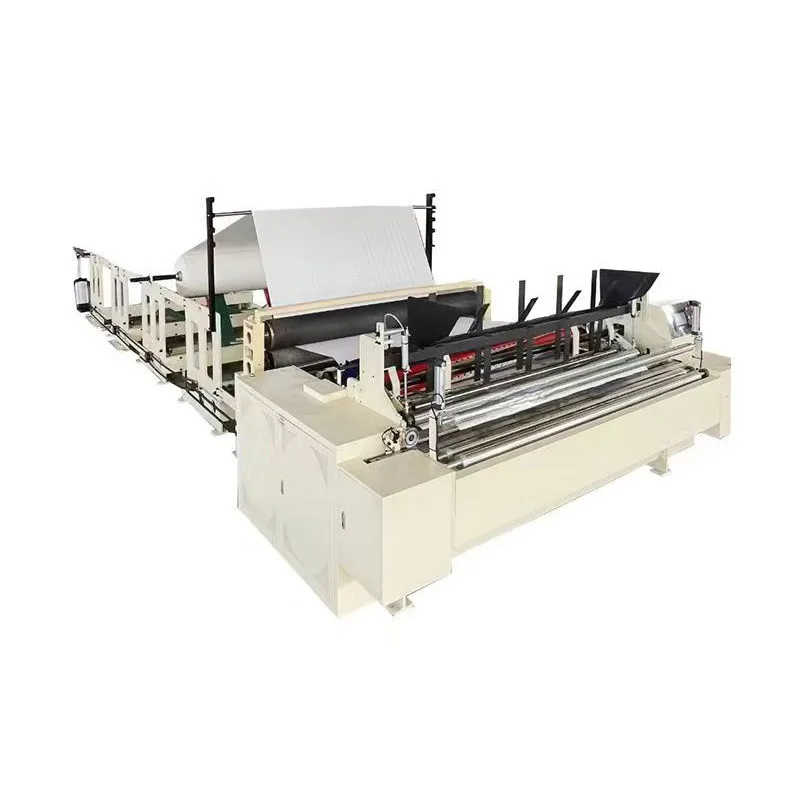 Fully Automatic Toilet Paper Making And Rewinding Machine Production Line With Packaging Machine