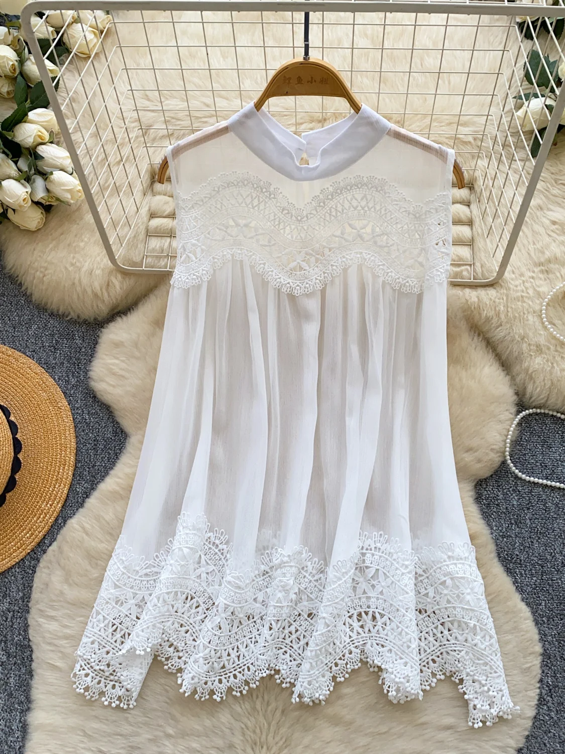 Kemeja Wanita Longgar Versi Ko - Embroidery Cardigan ulasan dan harga