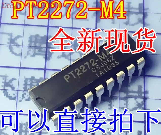 10pcs/lot PT2272-M4 DIP18 PT2272 DIP new and original IC