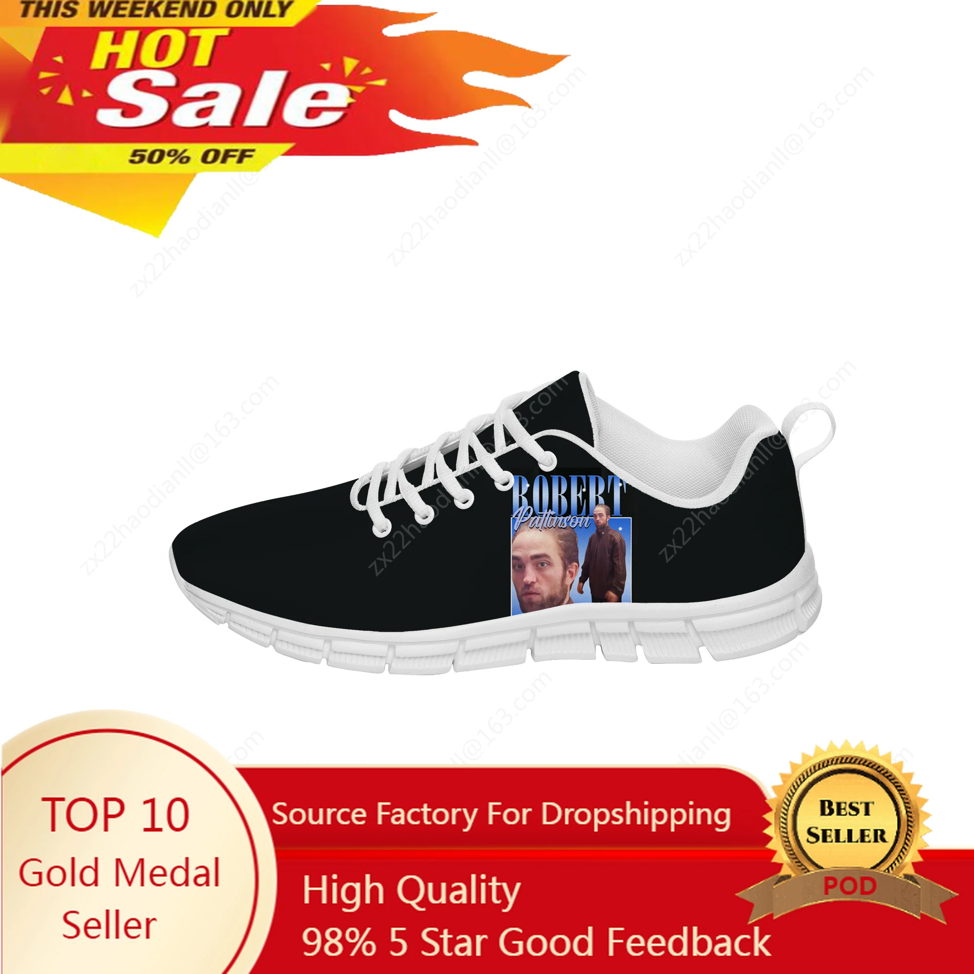 

Funny Robert Pattinson Standing Meme Sneakers Mens Womens Teenager Casual Shoes Canvas 3D Print Running Shoes Lightweight shoe