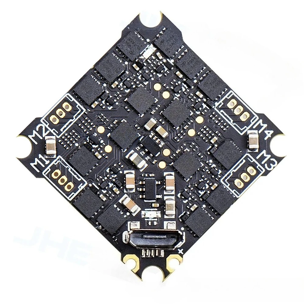 F4 AIO 12A F411 FC BLHELIS 12A 4in1 ESC 1-2S 25.5X25.5mm Micro Stack For FPV Tinywhoop Cinewhoop Build