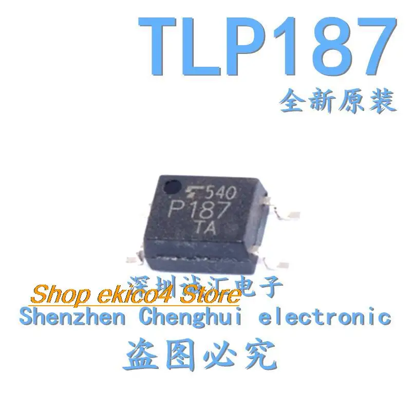 

10 шт., Оригинальные запасные части TLP187 P187 SOP-4