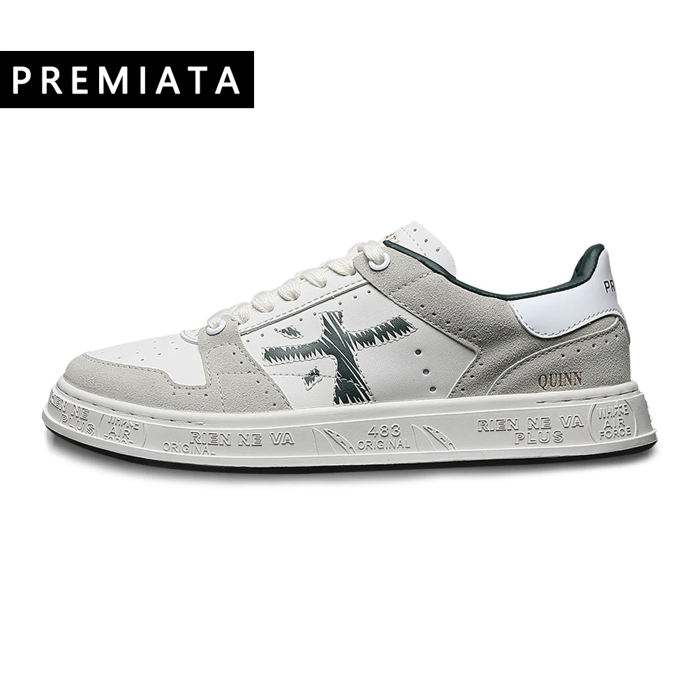 PREMIATA Męskie amerykańskie retro niszowe lekkie luksusowe zamszowe sportowe buty skate Moda Wszechstronny trend uliczny Sznurowane buty codzienne