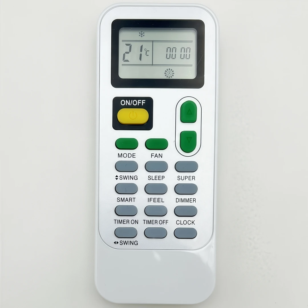 جهاز تحكم AC عن بعد DG11J1-06، J1-06E، J1-06(E) لـ Hisense، GIATSU، HIBERG، ARSHIA، HESSAIRE، VESTEL، CLASS PRO مكيف H12HP1A. متوافق DG11J1-91