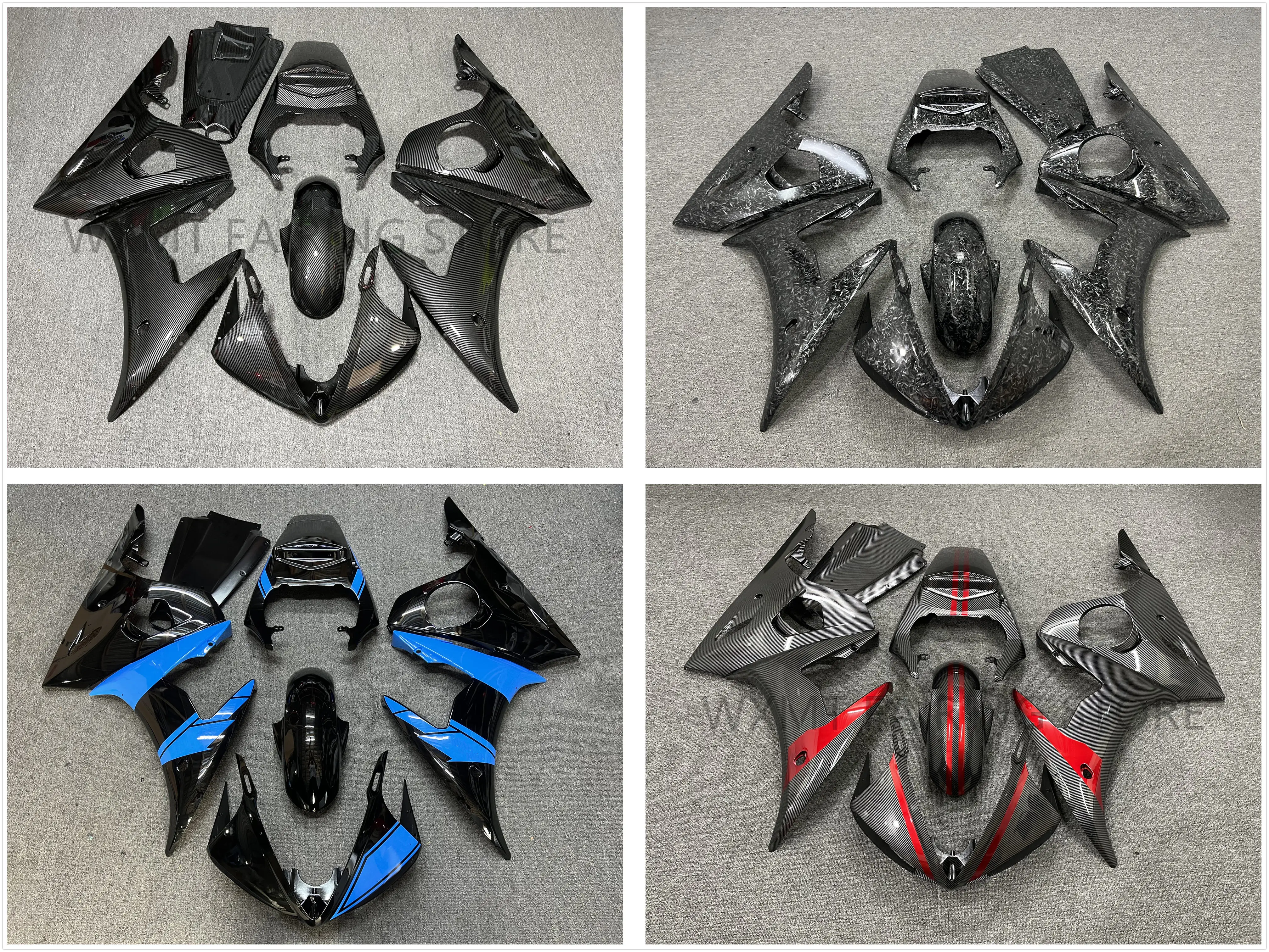 NEW ABS Motorcycle Injection full Fairing Kit fit For YZF R6 2003 2004 2005 YFZ-R6 03 04 05 Bodywork Fairings kit set