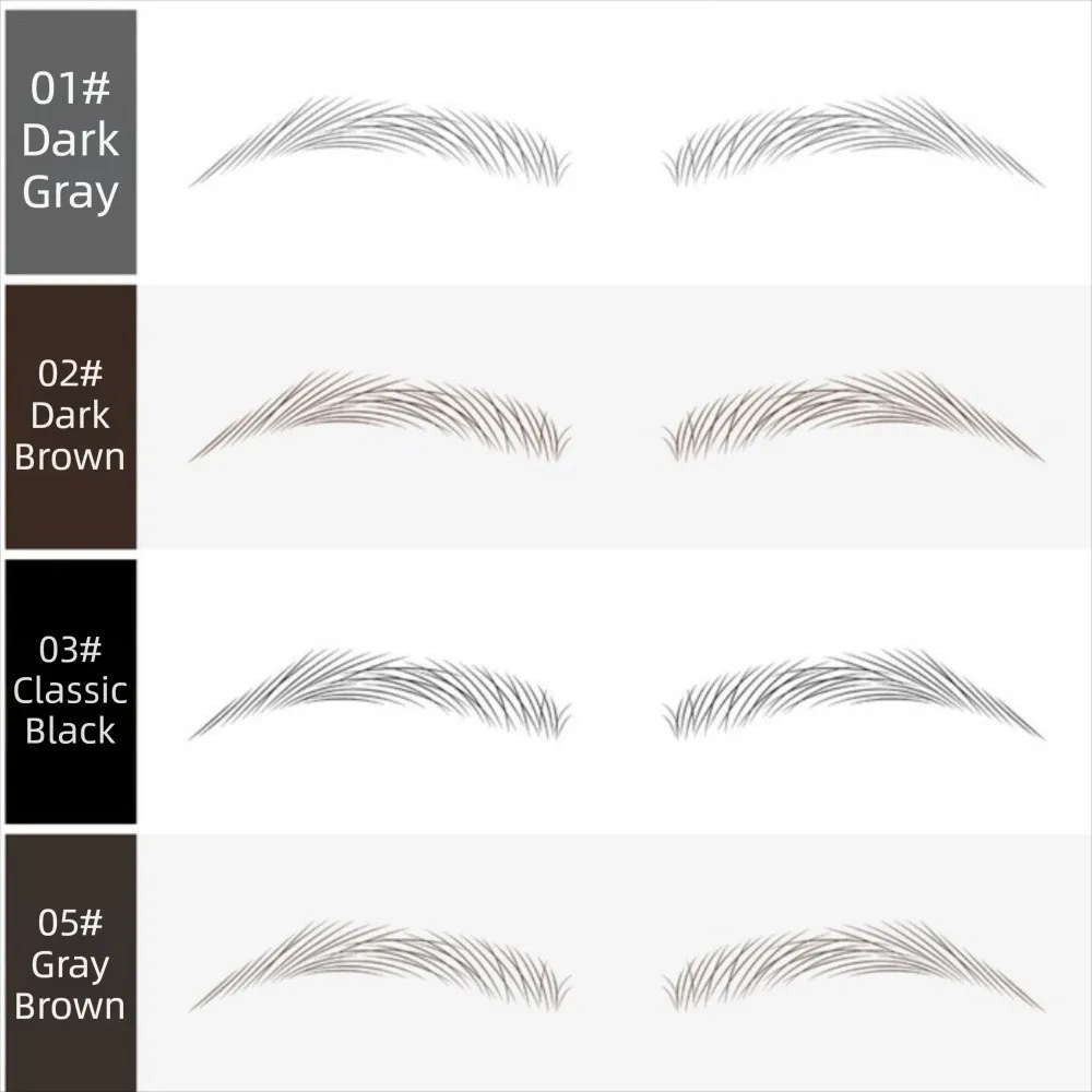 Waterproof Eyebrow Powder Dyeing Set Delicate Shape Quick Make Up Natural Impression Eyebrow Print Pad Non-staining Long-Lasting