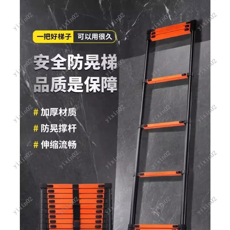 

Aluminum Alloy Telescoping Ladder Multi Purpose Folding Step Ladder for Home Engineering