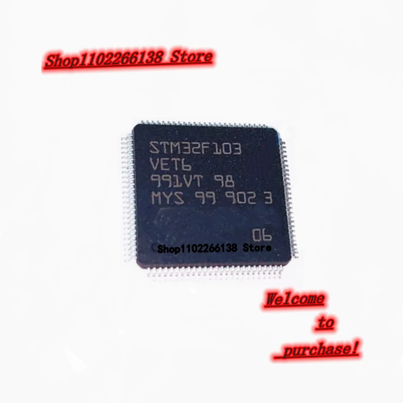 2PCS STM32F103VET6 STM32F103 LQFP100