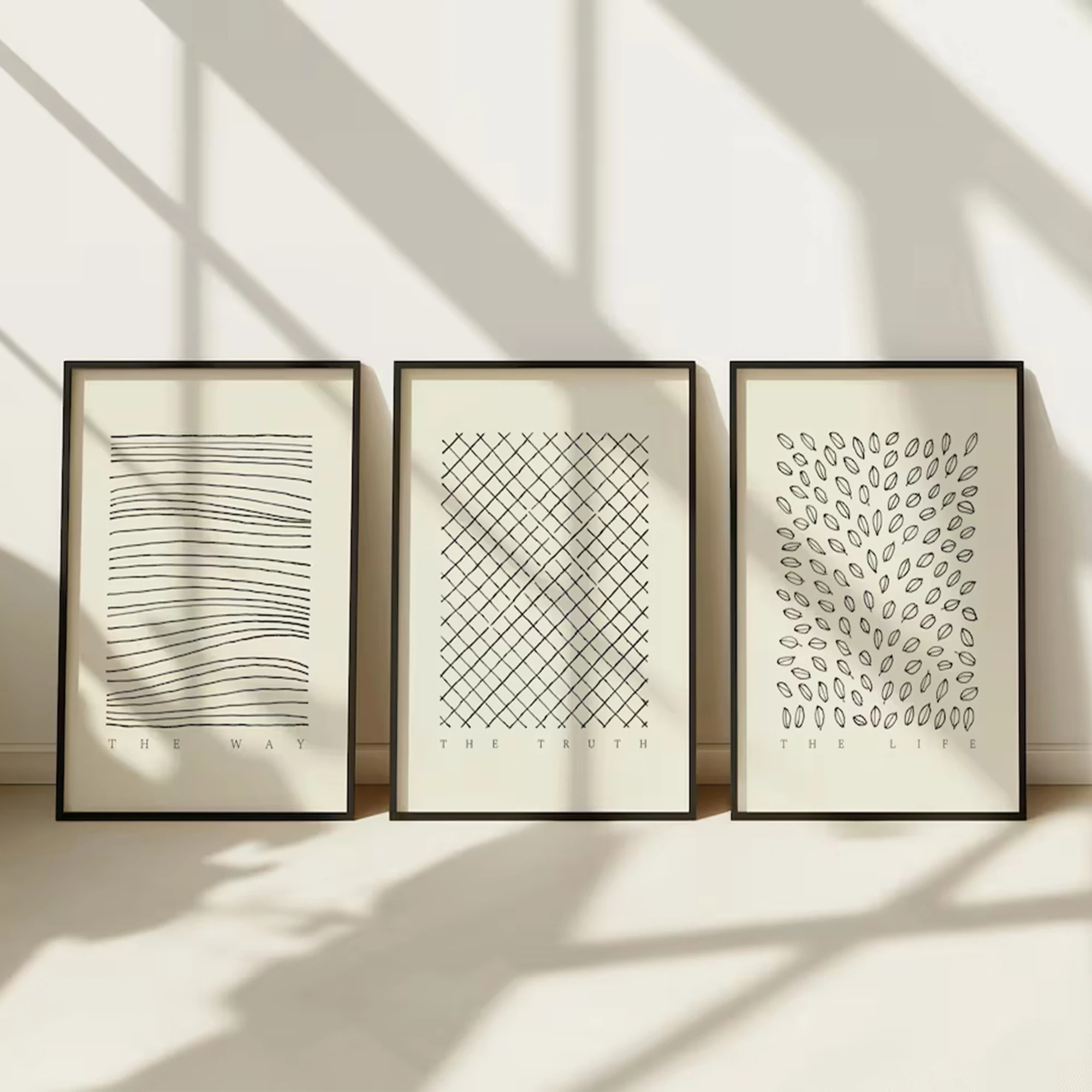 3pcsModern Christian The Way T - đánh giá và giá Home Decor Quotes