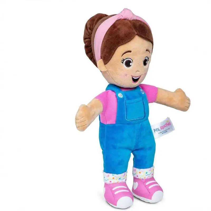 ตุ๊กตาผ้าพลัฌ MS Rachel รุ่นพื้นฐาน ตุ๊กตาผู้หญิงแบบมีเสียง ของสะสม ตุ๊กตาผ้าฝ้ายนุ่มสำหรับผู้หญิง ตุ๊กตาขนนุ่มสัมผัสได้สำหรับแฟนๆ
