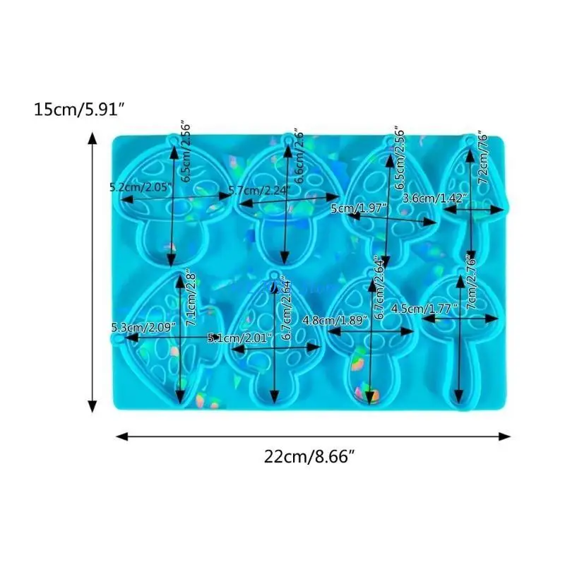 قوالب السيليكون المجسم G5GC G5GC لتصنيع مجوهرات قلادة قلادة DIY
