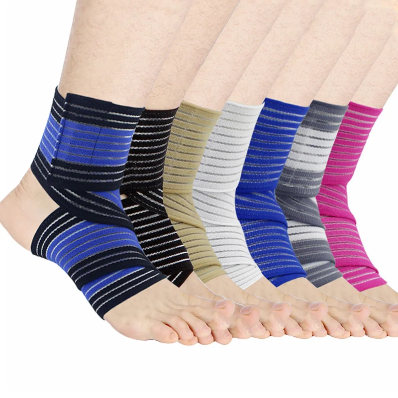 

New Sale Ankle Wrap Strap Brace Compression Support for Men Women Elastic Bandage