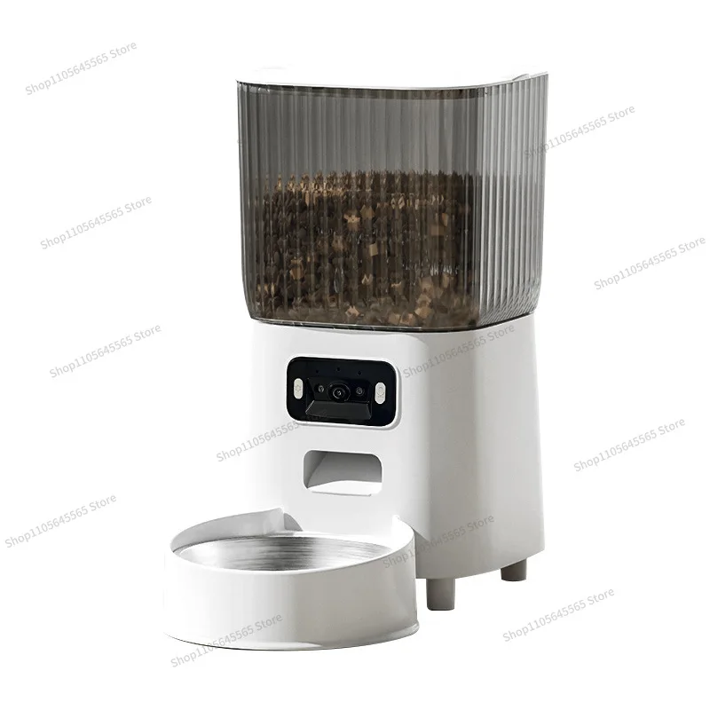 For Automatic Cat Feeder Dual Frequency 5G Quantitative Pet Intelligent Feeding Machine Dog Bowl
