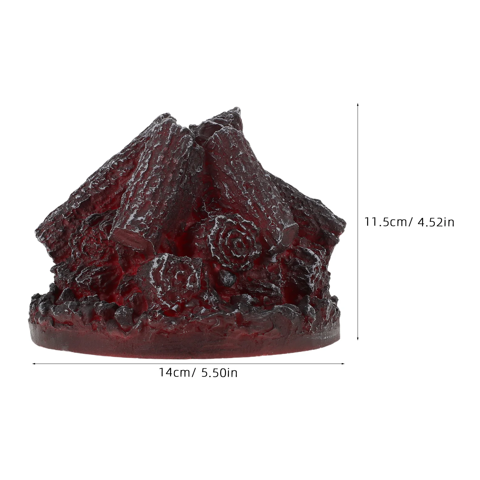 محاكاة مصباح لهب الفحم LED الحطب سجل تصميم مصباح عيد الميلاد لهب جو ضوء غرفة نوم فندق مطعم ديكور