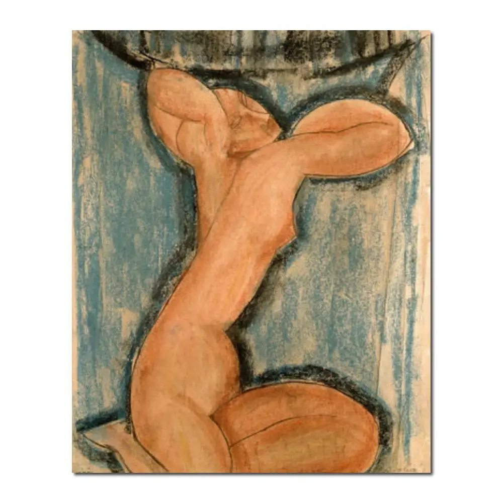 

famous Amedeo Modigliani painting Caryatid Hand painted High quality