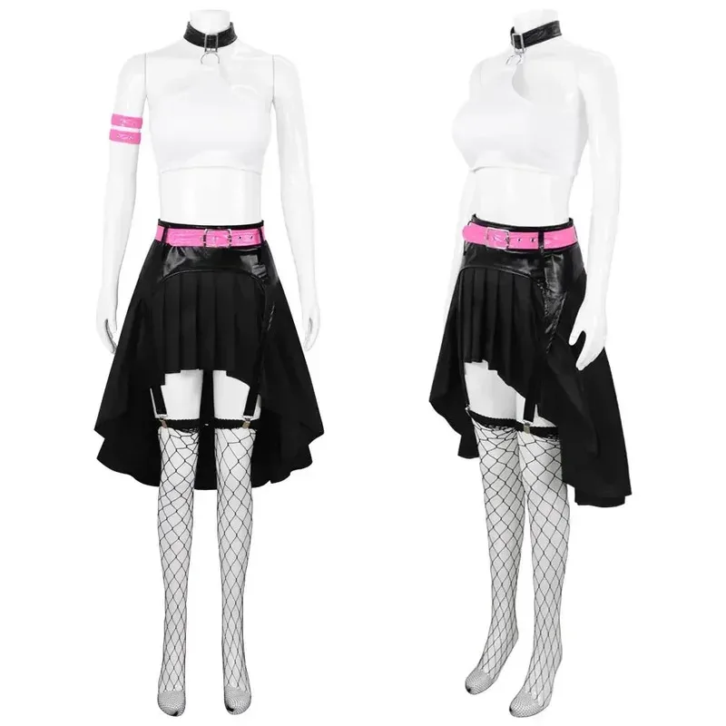 

CyAnime Movie Film Rouge One Piece Nami Cosplay Costumes, Top, Skirt, Belt, Woman, Sexy Uniform, ixd'Halloween