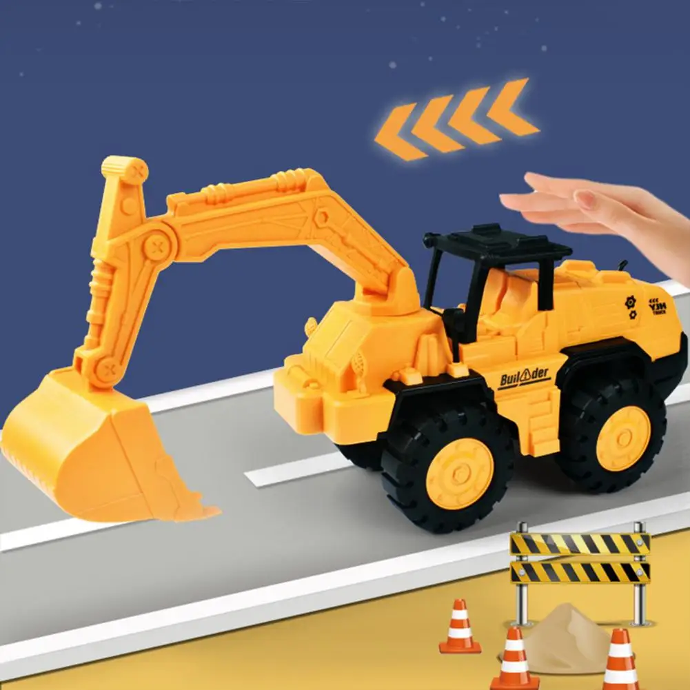 Beach Truck Toy Glide Forward Simulation Excavator Bulldozer Model Toy Indoor Outdoor Sand Construction Vehicle Kids Sand Toy