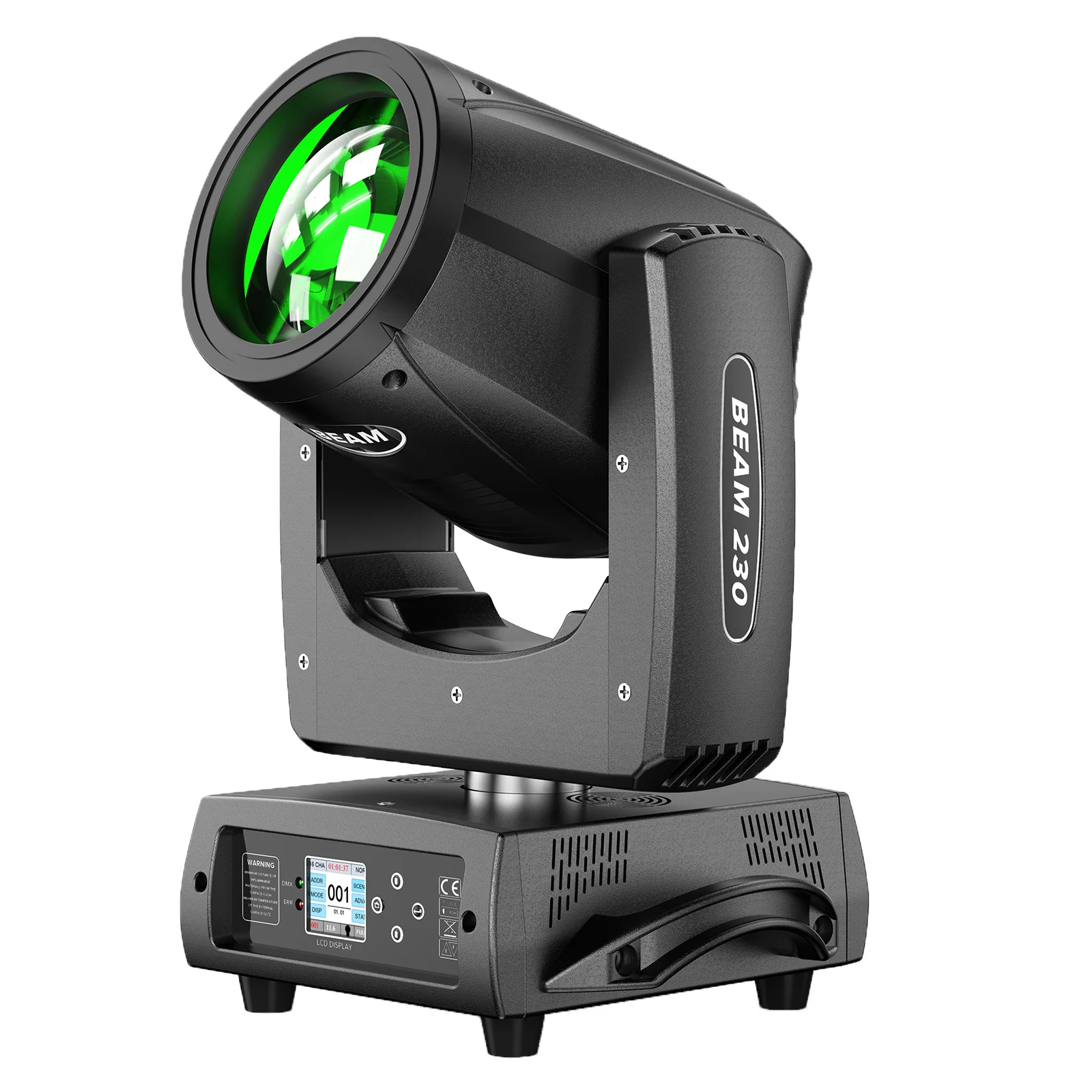 

U'King 230W 7R Beam Moving Head Light 24 Prism 14 Gobos LED Rainbow Effect Light DMX512 Stage Light for DJ Disco Bar Party