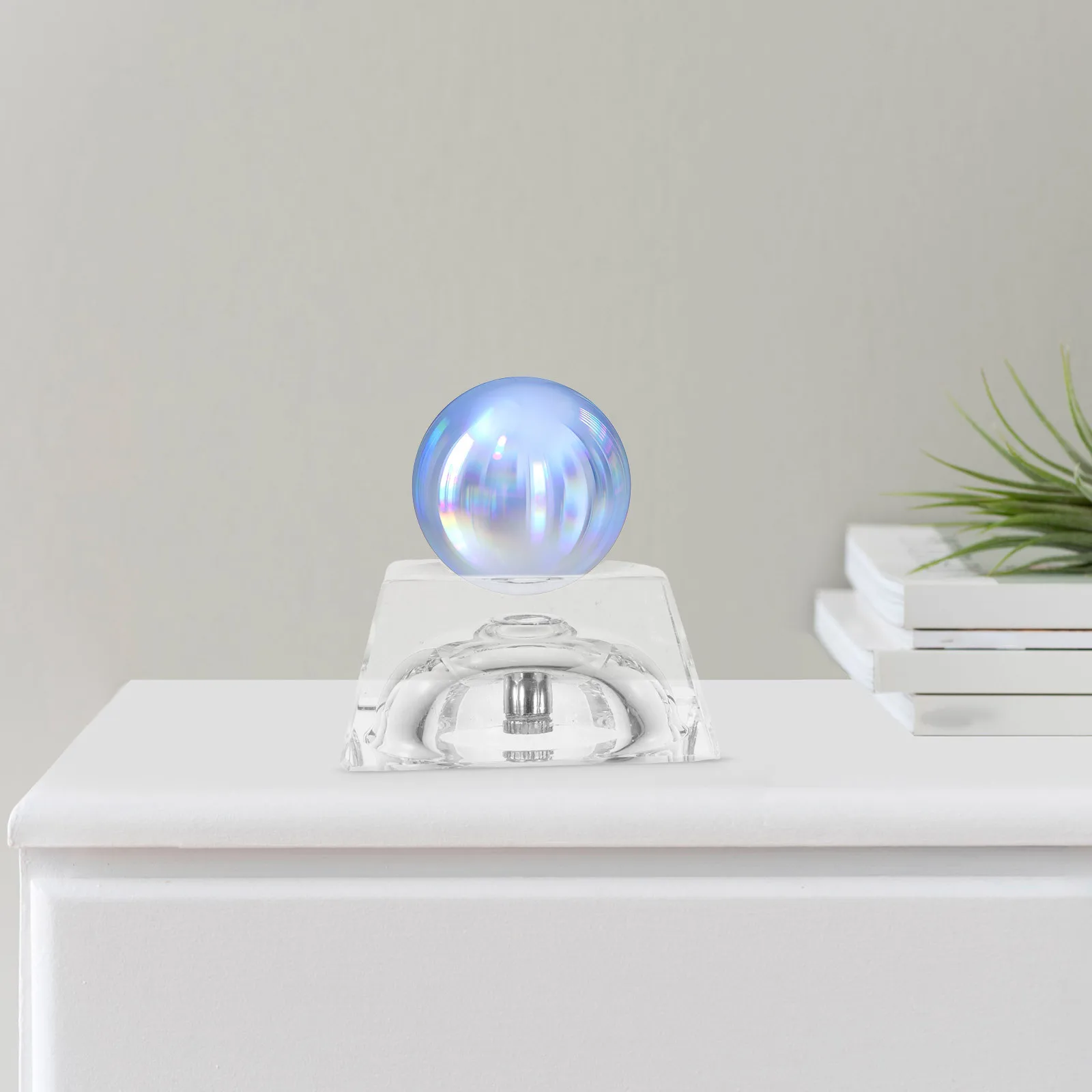 

Crystal Ball Base Stand for Display Transparent Sphere Holder Stable Support for Gemstone Selenite Glass Ball Decoration Lighted