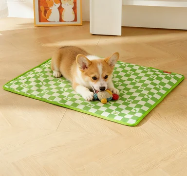 

Лежанки для собак: Декоративные хлопковые коврики с этническим геометрическим полосатым узором, уникальные, модные, дышащие, моющиеся, для средних собак, для использования в помещении, трендовые